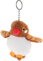 GARIOUANS Adorable Plush Parrot Pendant Keychain for Boys and Girls Soft Stuffed Animal Pirate Theme Backpack Charms