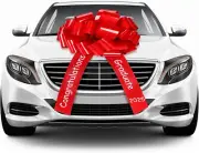 20 Inch Red Big Car Bow Congratulations Class of 2025 Giant Bow for Car Decorati