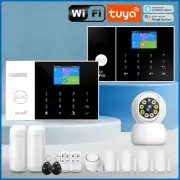 Security Alarm System 4G Wireless Smart Home WiF Kit with Siren PIR MotionSensor