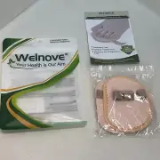 Welnove Toe Straightener Hammer Toes Corrector Pack of 2 3 Holes for Claw Toe