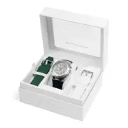 TechnoMarine Men's TM-124028 Cruise Original 43mm Silver with 3 straps Included.