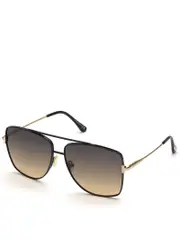 Tom Ford Pilot Sunglasses Black & Grey Reggie FT0838
