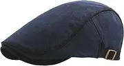 Caps Men Solid Color Soft Casual Street Retro Hat