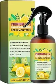 Plant Fertilizer Liquid - Organic Liquids Fertilizers, Concentrated Growth Spray for Lemon Tree | Formulated Organic Plant Food Fertilizer Spray for Indoor and Outdoor Lemon Tree Care