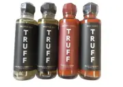 AUTH NEW TRUFF HOTTER SAUCE/BLACK HOT SAUCE /2 TRUFFLE OIL 6 OZ SET OF 4 (four)
