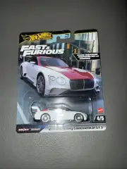 Hot Wheels Premium Fast & Furious 4/5 - 2018 Bentley Continental GT3 Mint Cond