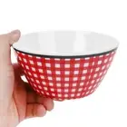 HG （76）148x72mm Beautiful Pattern Food Bowl Salad Container Kitchen Tableware