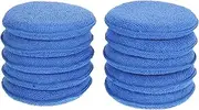 Amosfun 10-Pack Car Polishing Sponge Round Wax Pads for Scratch- Car Care Tire Dressing and Paint Enhancement