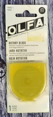 OLFA 45mm Rotary Blade RB45-1 9452 Ultra Sharp Replacement Blade NOS