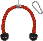 Tricep Cable Attachment Exercise Machine Pulley System Gym Pull Down Rope
