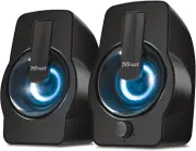 Gemi RGB LED 2.0 PC Speakers for Computer and Laptop, 12 W, USB Powered, Illu...