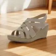 Dr. Scholls Womens Everlasting Ankle Strap Espadrille Sandal Sand Size 6.5M NIB