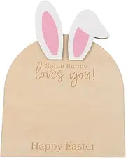 ULDIGI Easter Bunny Ornament Footprint Keepsake Handprint Footprint Kit Nursery Decor