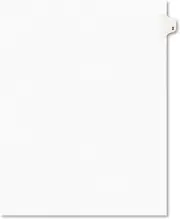 Individual Legal Exhibit Avery(R) Style Dividers 2 Side Tab 8.5x11in 25 Sets/PK