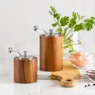 Manual Coffee Bean Grinder Professional Adjustable Durable Coffee Grind Wooden