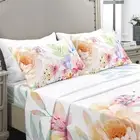 Sheet Set Luxury 1800TC Hotel Quality Double Full 08# Colorful Flowers