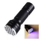 ▶21 LED 395 nM UV Ultra Violet Blacklight Flashlight For CSI Inspection L▶