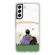 Galaxy S22+ Impact Case Grim B Rainbow for Him Case