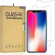 DIEBI Iphone XR/Iphone 11 Screen Protector, IPhone 11 screen protector, 2-Pack Temper Glass Screen Protector for Iphone XR 9H Hardness Crystal Clear Scratch Resistant Easy Installation Screen Film