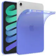 Transparent Protective Silicone Cover Case For Apple iPad Mini 6 2021 in Purple