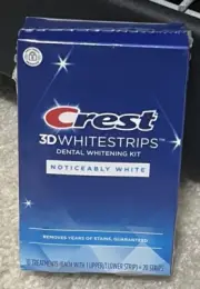 Crest 3d Whitestrips Noticeably White 20 strips, Exp 2025