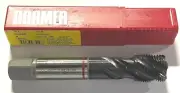 Dormer 1-12 Red Shark Machine Tap Semi Bottoming Spiral Flute TiAlN HP HSS-E-PM