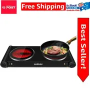 2400W Dual Control Infrared Hot Plate – Portable Electric Stove for All Cookware