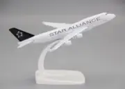 16cm Star Alliance Boeing 747-400 Passenger Aeroplane Diecast Aircraft Model