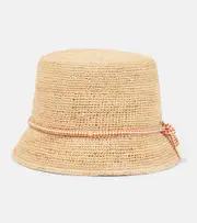[Alemais] Alémais Sunlit crochet raffia bucket hat One Size beige