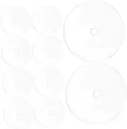 Angoily 100pcs Transparent Earring Backs Self Adhesive Eva Foam Pads for Secure Earring Support Invisible Design for Daily Wear Sports Parties More