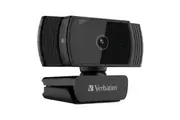 Verbatim Webcam FHD 1080P With Auto Focus Black [66631]
