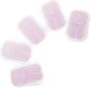 Minkissy Mini Hand Wash Sheets 5 Boxes of Portable Soap Sheets for Easy Hand Cleaning on The Go