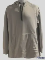 AND1 Mens Active Pivot Basketball Hoodie Pullover Size M Light Gray
