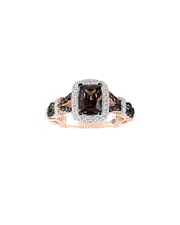 Suzy Levian Rose Gold Vermeil CZ Ring