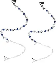 [TOGEVAL] Pair Straps Women's Underwear Accessories Rose Holders Comfortable Stretch Sturdy Clips