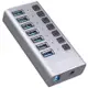(現貨)DigiFusion伽利略 PEC-HC707 USB3.1 Gen1 鋁合金7埠HUB 集線器 獨立開關
