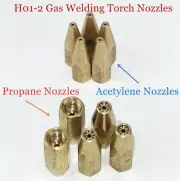 5pcs Gas Brazing Torch Nozzle Oxygen Propane Acetylene Liquified Soldering Tools