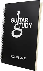 WESIEVYA Guitar Sheet Music Notebook A4 Size Diy Score Book Coil Binding Pp Cover