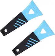 Cabilock 2Pcs Snow Removal Shovel Ice Scraper for Car Lightweight Frost Removal Tool Compact Design for Scratch Snow Clearing