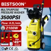 Bestsoon 3500 PSI High Pressure Washer Cleaner Electric Water Gurney Pump Hose