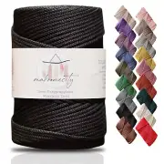 Premium Polyester Macrame Cord 3mm x 131 Yards 394 feet 3mm Polypropylene Bl...