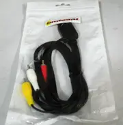 10 x AV Cables Cord Connection N64 SNES Gamecube RCA 1.8m Aftermarket New Bulk