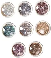 HONMEET Nail Nails 8pcs Sequins Decorations Mix Colors for Creative Manicure Crafted for Safety