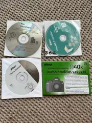 Nikon User manual PictureProject 1.7 ViewNX2 CD D40X orginal