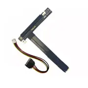 NVME To PCIE3.0 X16 Adapter Cable M.2 -mkey To 16x Graphics Card Extension Cable