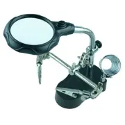 Deluxe Helping Hand with Magnifier and Light Soldering Solder Tool helping Hands