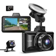 AZDOME ADAS 1080P Dual Dash Cam 3" Car Camera Recorder Park Monitor Night Vision