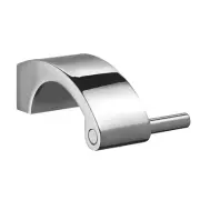 ECKOREA® Polished Chrome Robe & Towel Hook ECK-270O Durable Zinc Alloy Screw-in