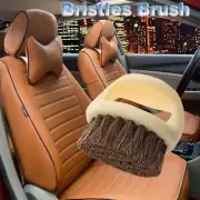 Horse Bristle Brush Bristle Brush Cleaning Leather Mat Interior AccessoriUU