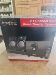 Supersonic SC-35HT 2.1 Channel DVD Home Theater System, DVD/CD/VCD/SVCD/ MP3